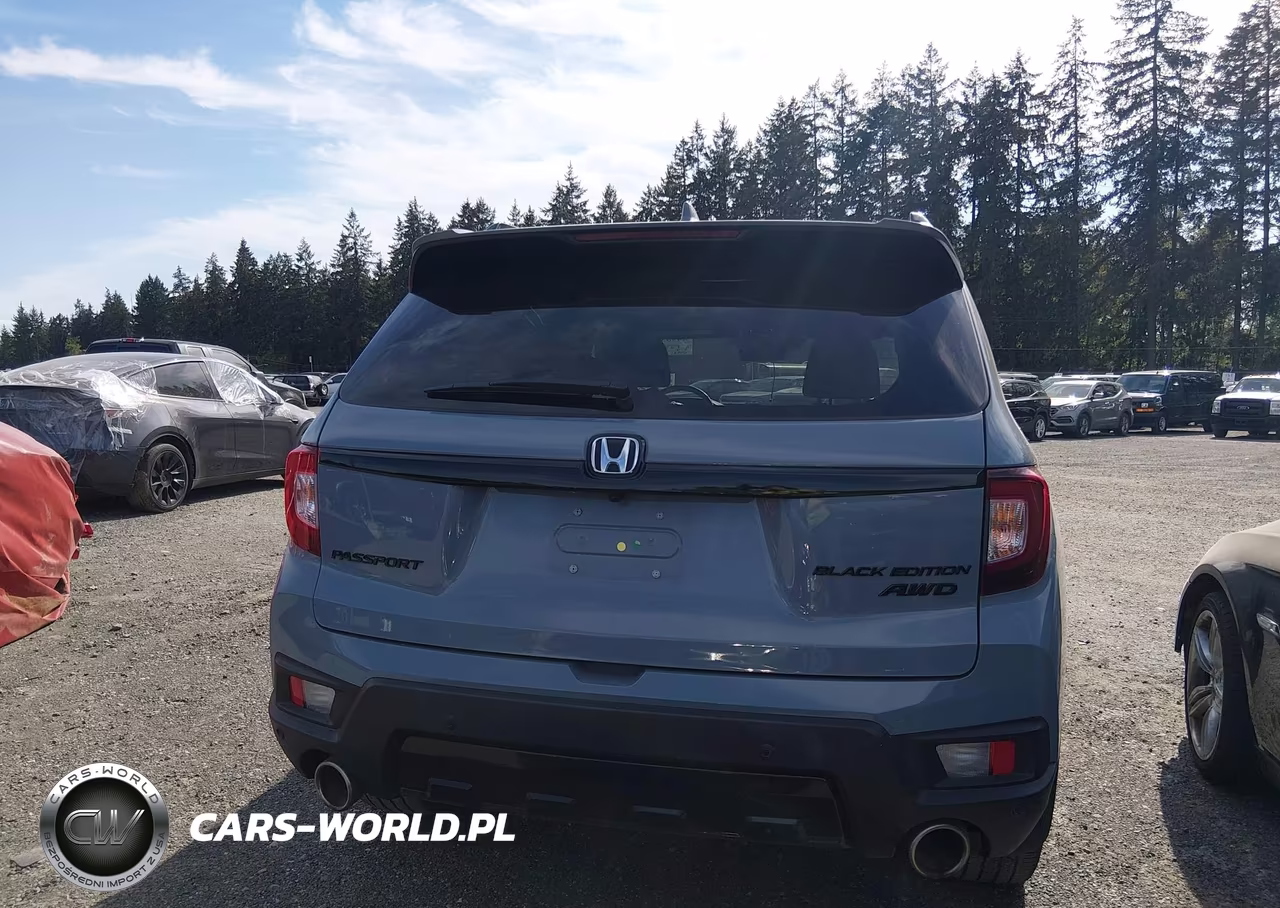 2024 Honda Passport Awd Black VIN:5FNYF8H88RB019775 - 17
