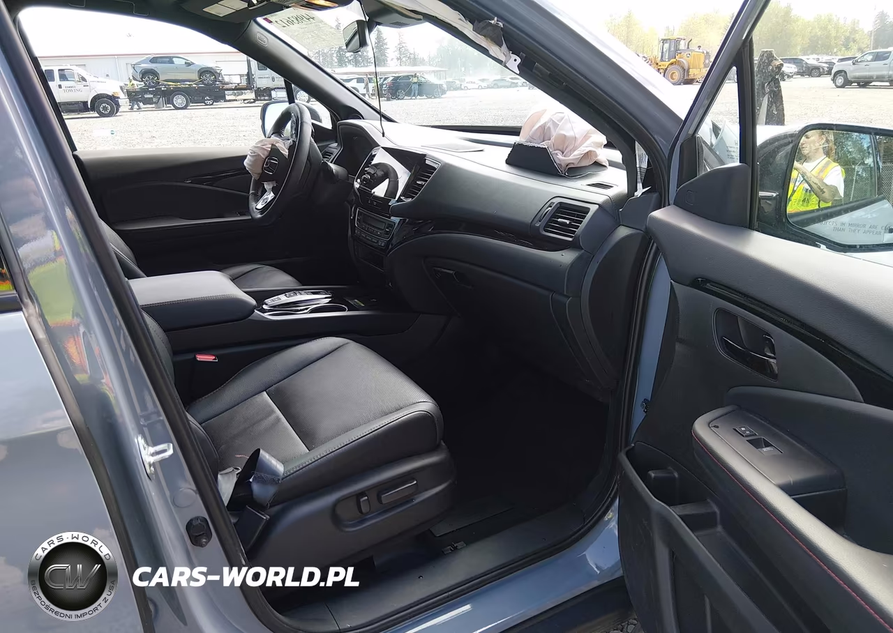 2024 Honda Passport Awd Black VIN:5FNYF8H88RB019775 - 18