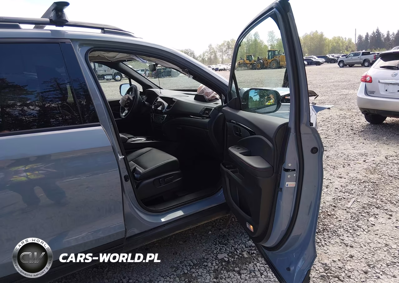 2024 Honda Passport Awd Black VIN:5FNYF8H88RB019775 - 5