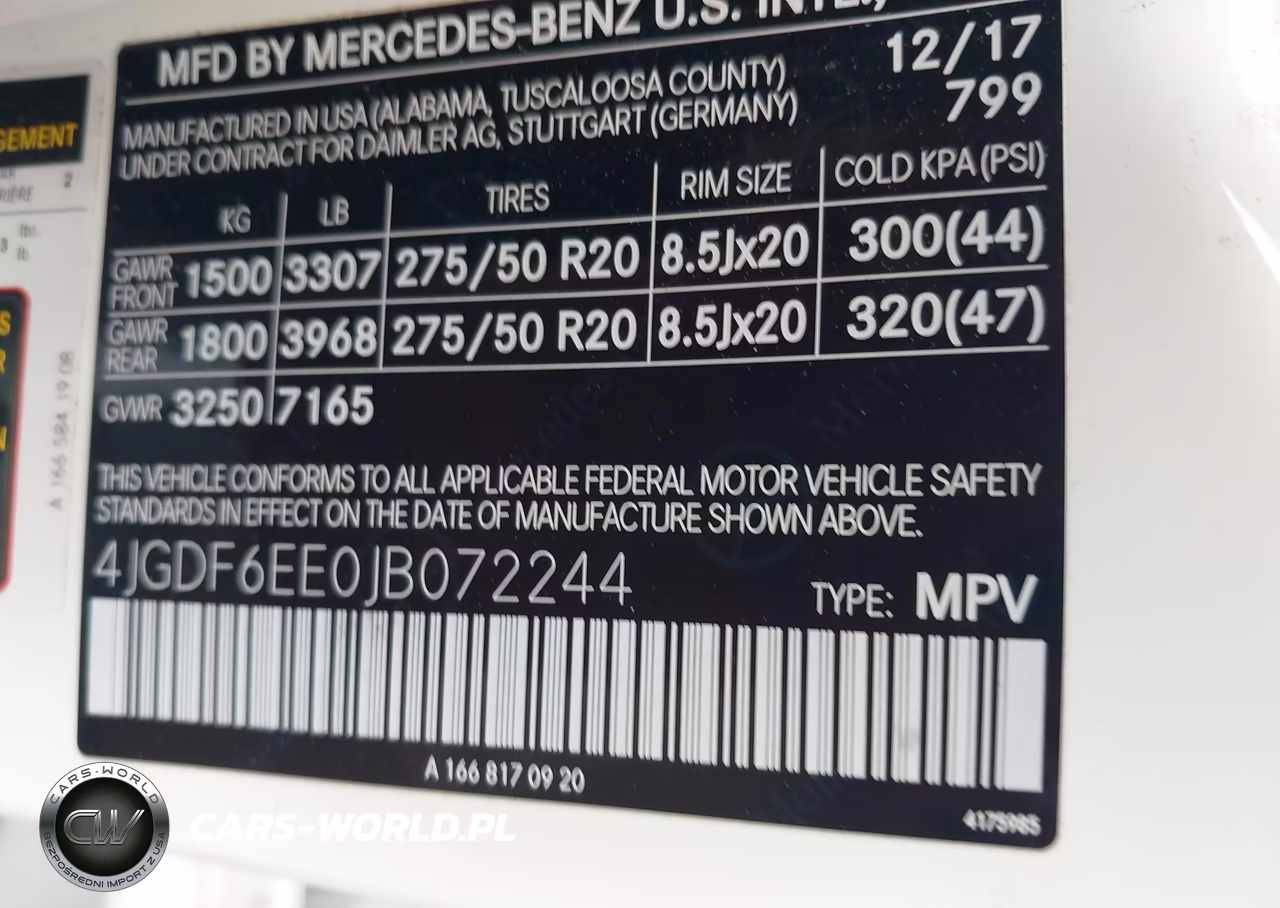 2018 Mercedes-Benz Gls 450 4Matic VIN:4JGDF6EE0JB072244 - 9