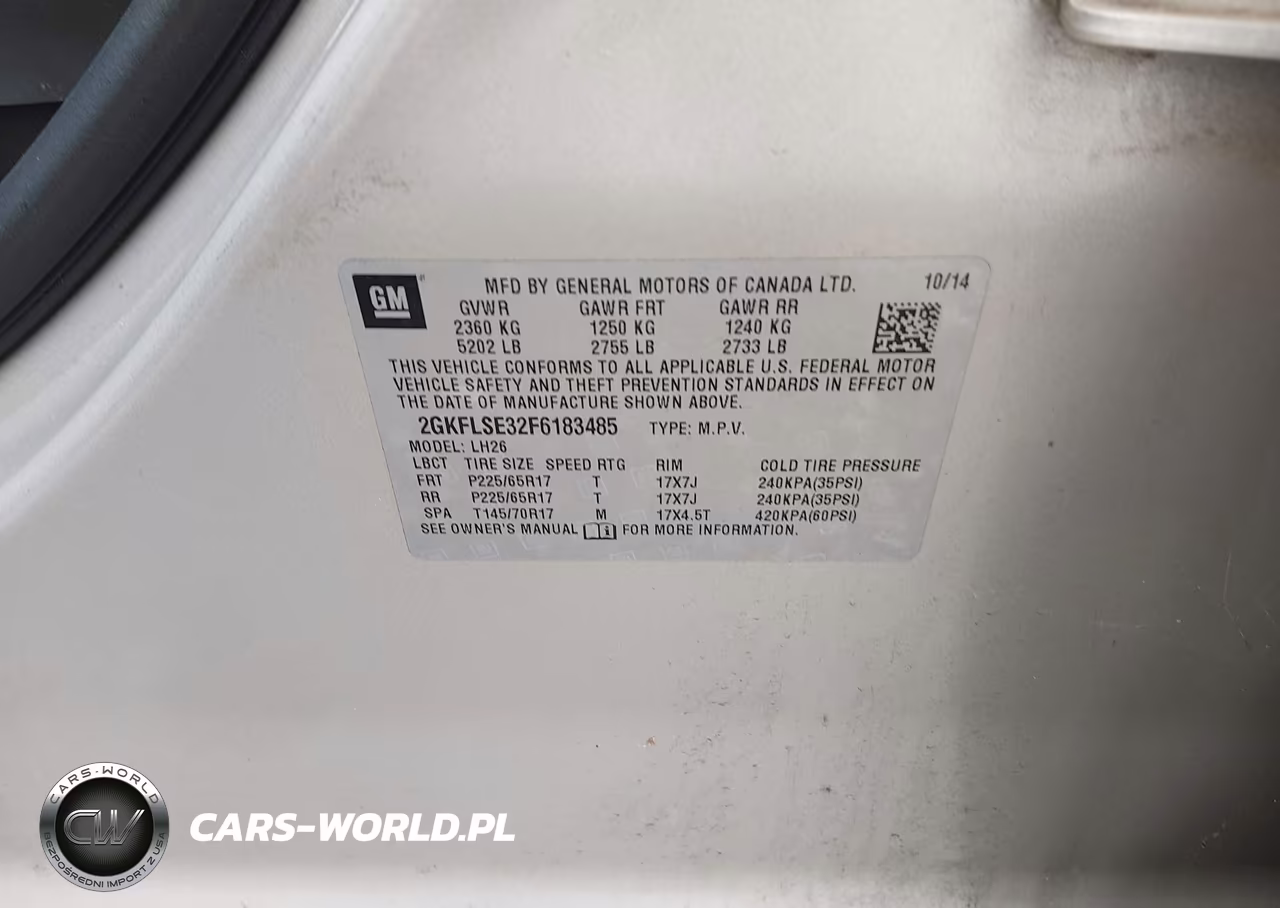 2015 GMC Terrain Slt-1 VIN:2GKFLSE32F6183485 - 9