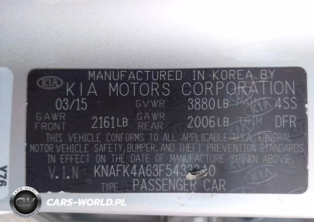 2015 Kia Forte Lx VIN:KNAFK4A63F5433240 - 9