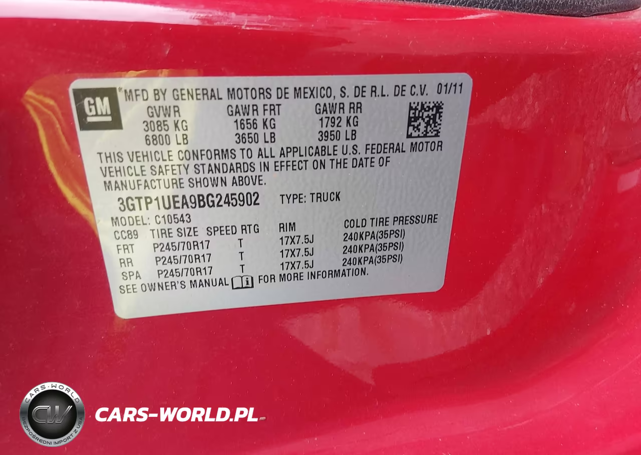 2011 GMC Sierra 1500 Sl VIN:3GTP1UEA9BG245902 - 9