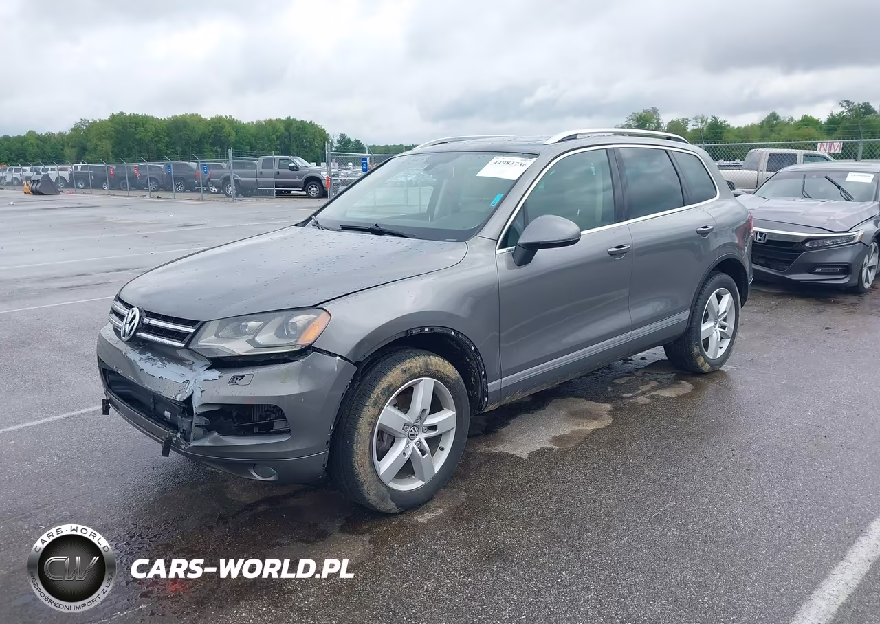 2012 Volkswagen Touareg Tdi Lux VIN:WVGFK9BP8CD002378 - 2