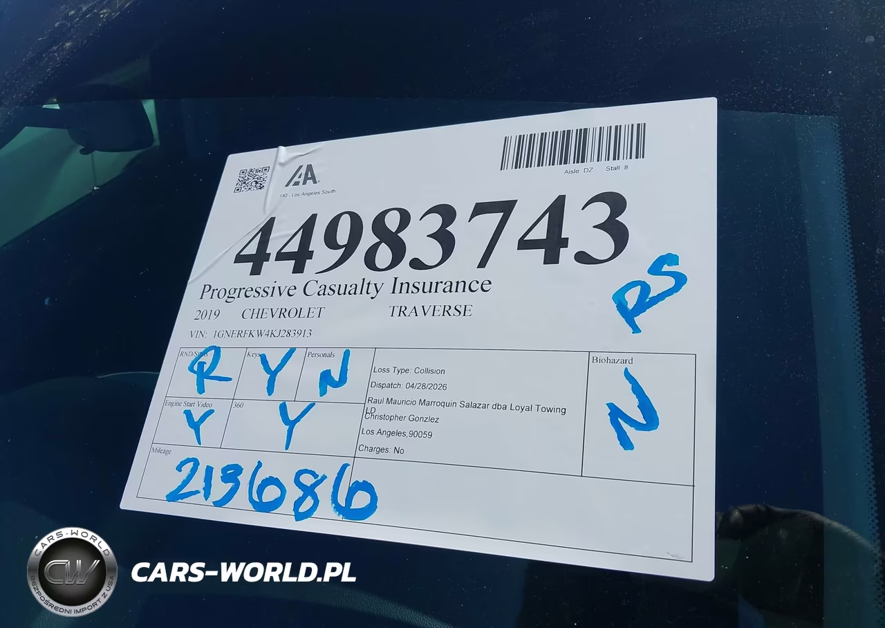2019 Chevrolet Traverse Ls VIN:1GNERFKW4KJ283913 - 18