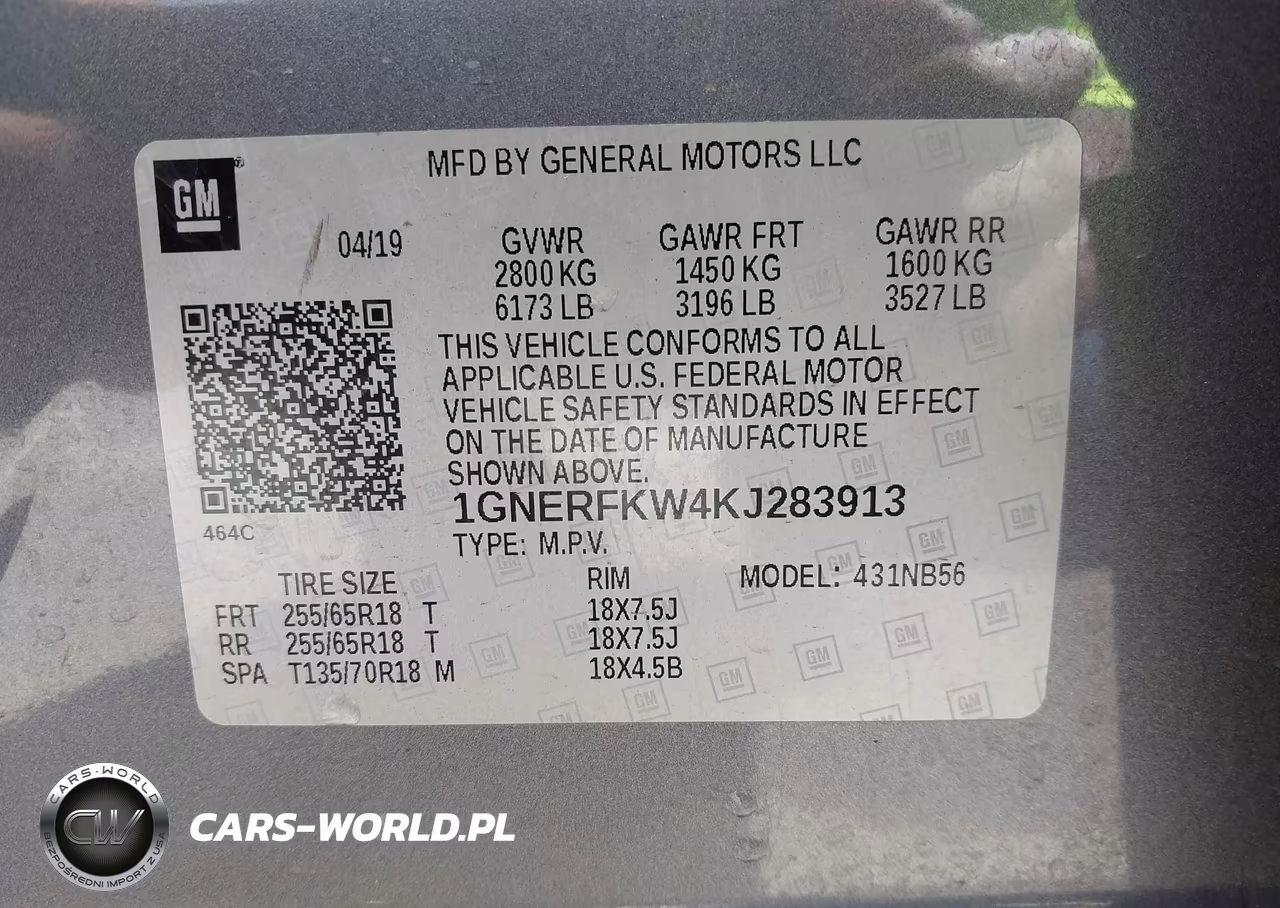 2019 Chevrolet Traverse Ls VIN:1GNERFKW4KJ283913 - 9