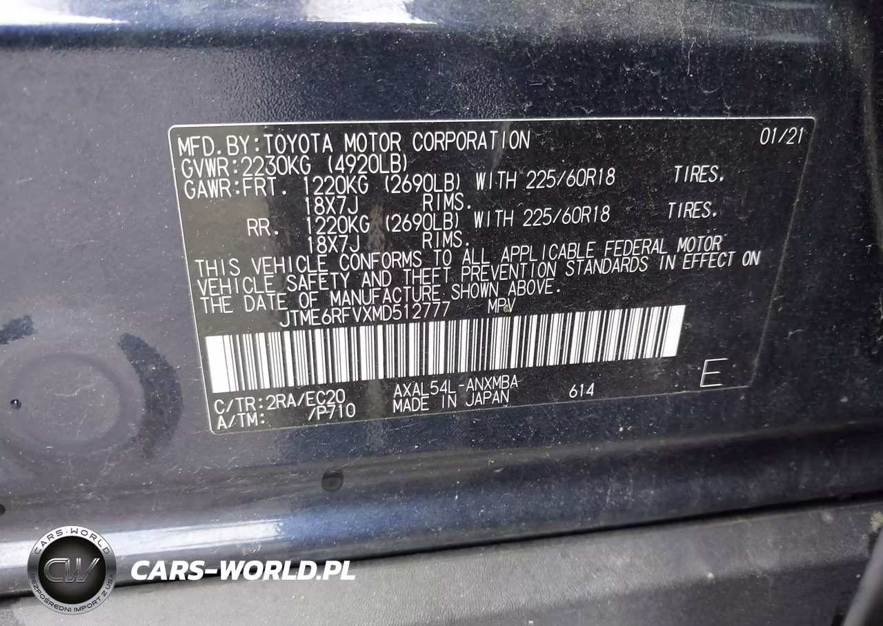 2021 Toyota Rav4 Hybrid Xse VIN:JTME6RFVXMD512777 - 9