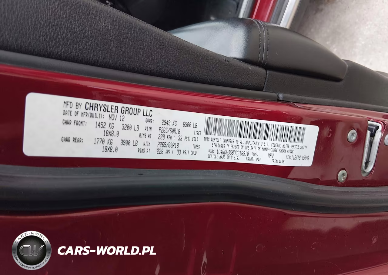 2013 Dodge Durango Crew VIN:1C4RDHDG8DC616910 - 9