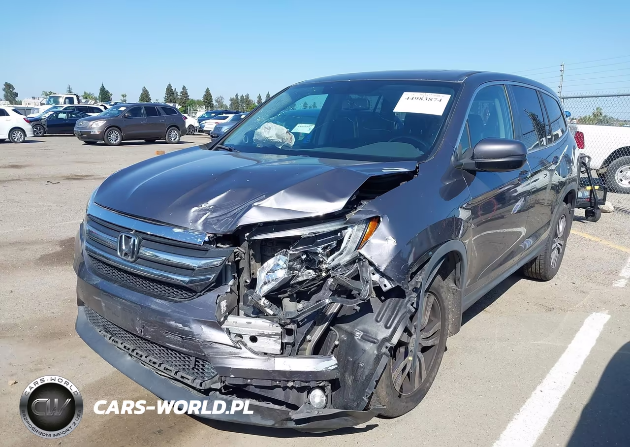 2017 Honda Pilot Ex-L VIN:5FNYF6H51HB046311 - 2