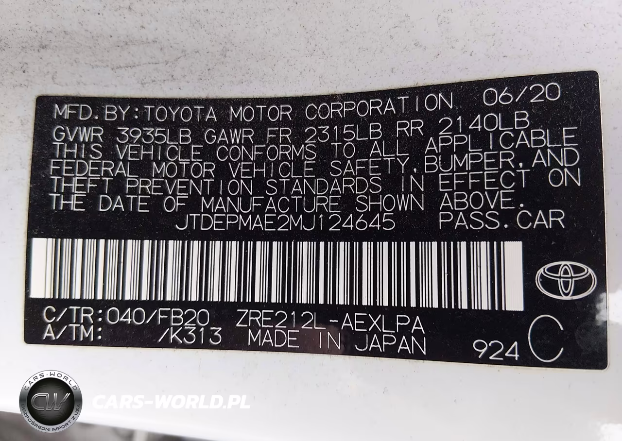 2021 Toyota Corolla Le VIN:JTDEPMAE2MJ124645 - 9
