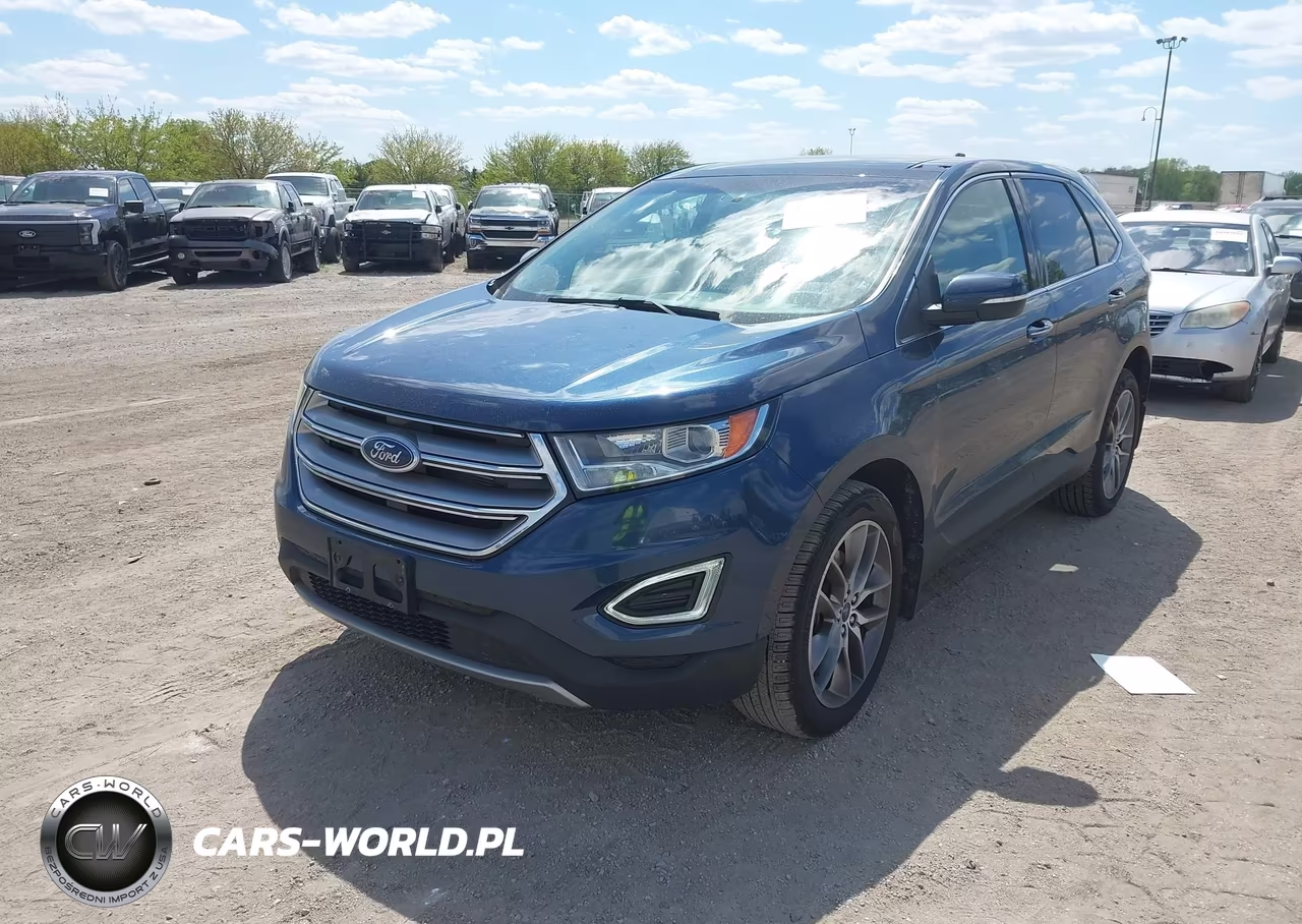 2017 Ford Edge Titanium VIN:2FMPK4K88HBB09704 - 2
