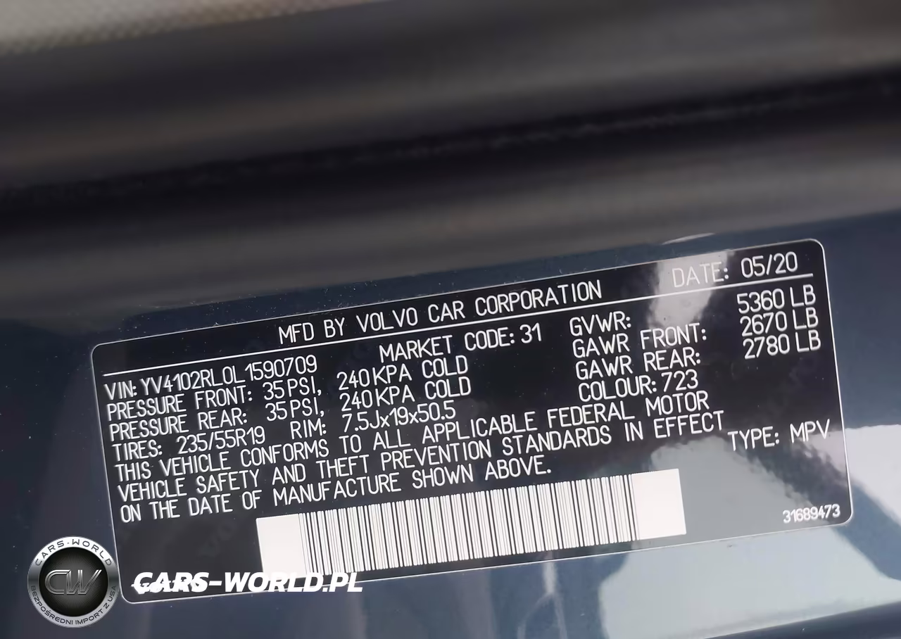 2020 Volvo Xc60 T5 Inscription VIN:YV4102RL0L1590709 - 9