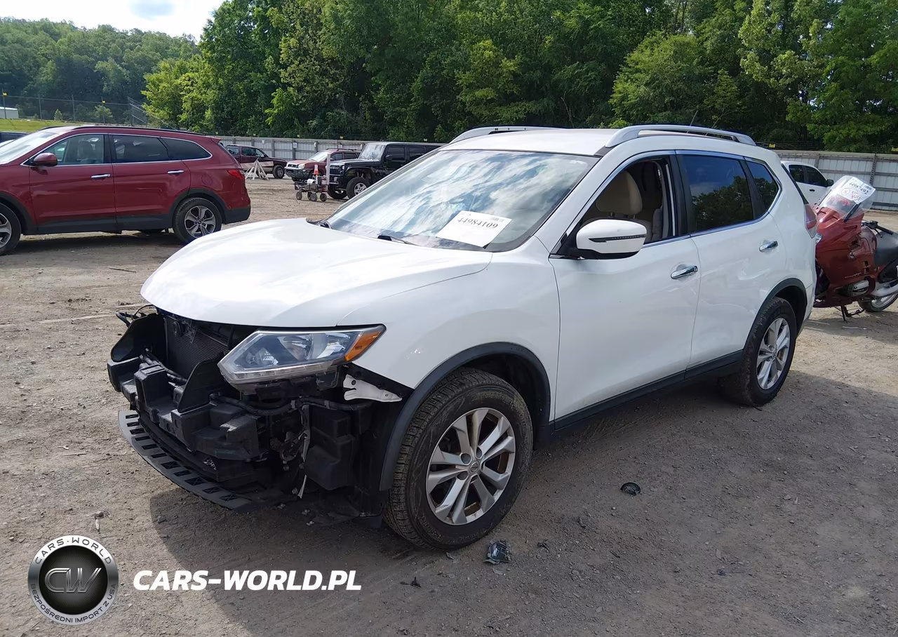 2016 Nissan Rogue S-Sl-Sv VIN:KNMAT2MV3GP708225 - 2