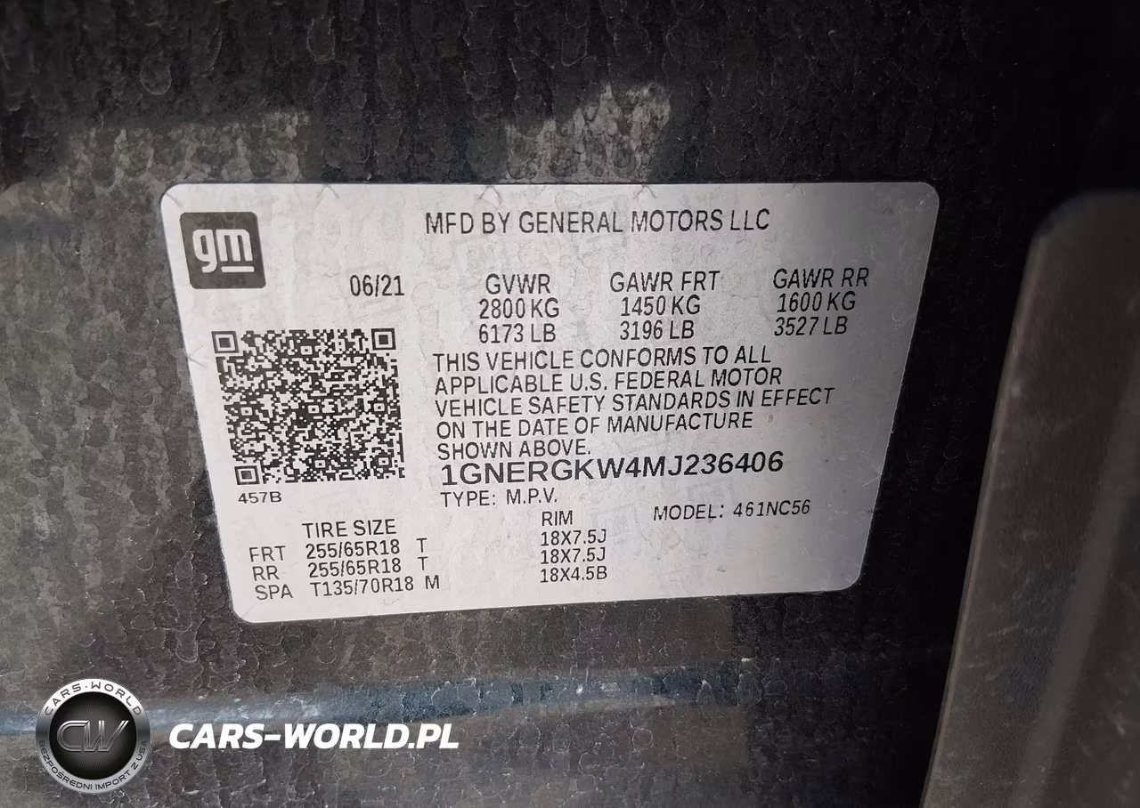 2021 Chevrolet Traverse Fwd Lt Cloth VIN:1GNERGKW4MJ236406 - 9