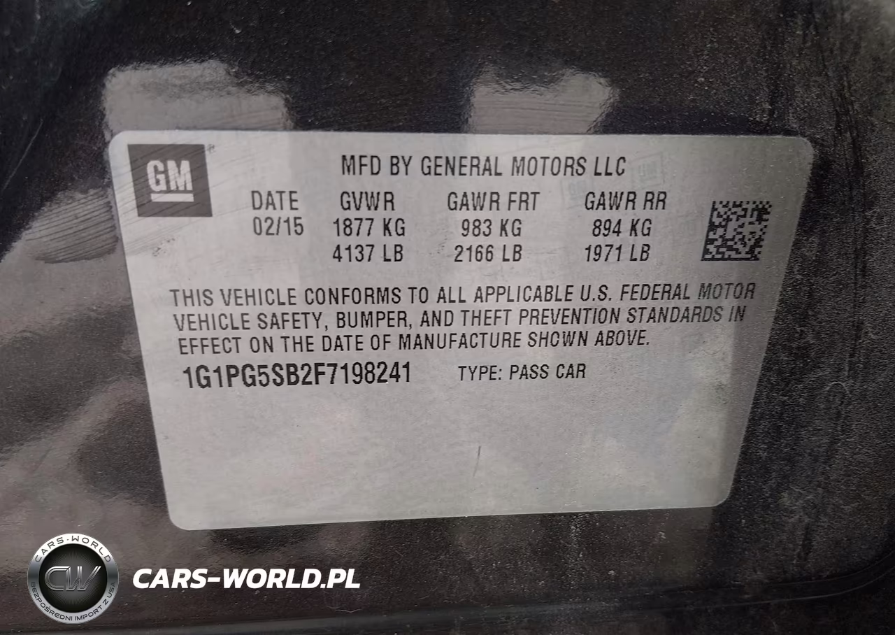 2015 Chevrolet Cruze Ltz VIN:1G1PG5SB2F7198241 - 9