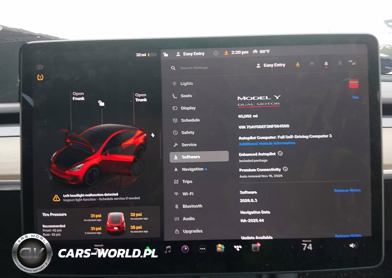 2022 Tesla Model Y Performance Dual Motor All-Wheel Drive VIN:7SAYGDEF2NF564568 - 7