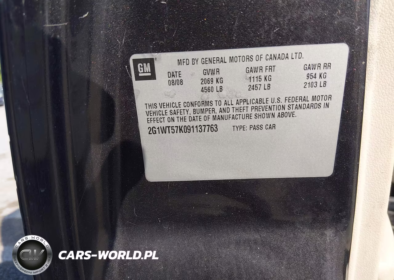2009 Chevrolet Impala Lt VIN:2G1WT57K091137763 - 9
