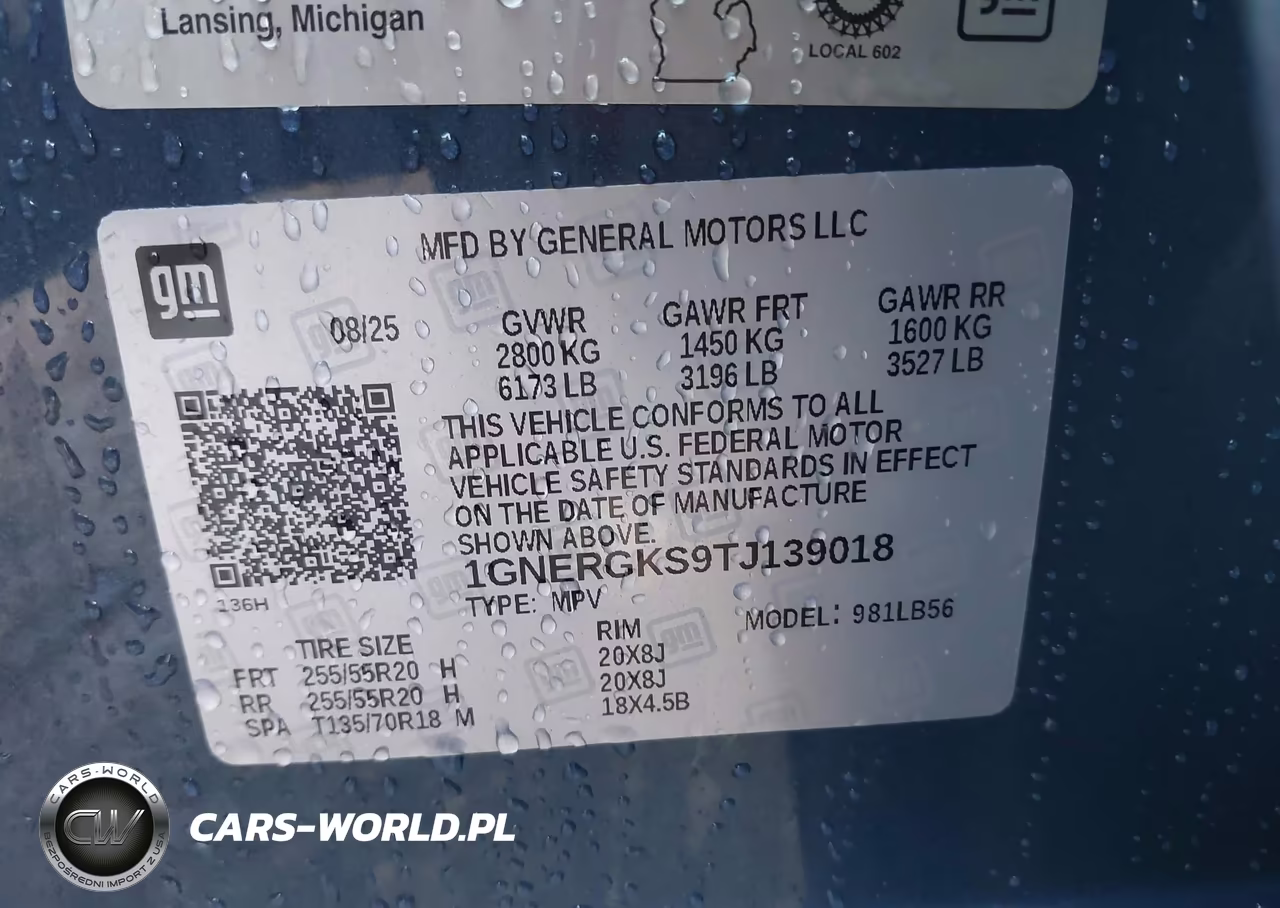 2026 Chevrolet Traverse Fwd Lt VIN:1GNERGKS9TJ139018 - 9