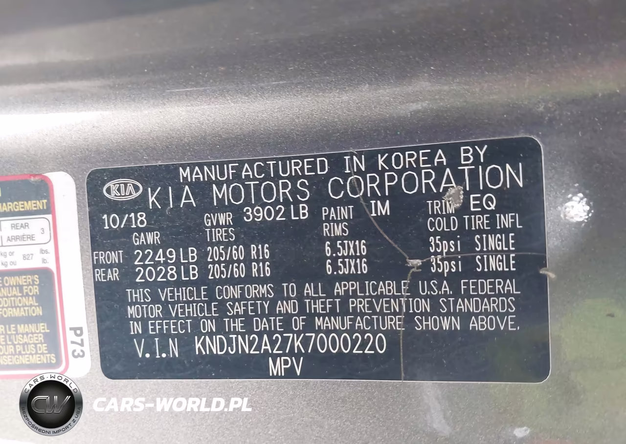 2019 Kia Soul VIN:KNDJN2A27K7000220 - 9