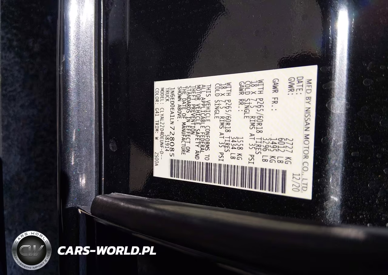 2020 Nissan Frontier Sv 4X2 VIN:1N6ED0EA1LN728085 - 9