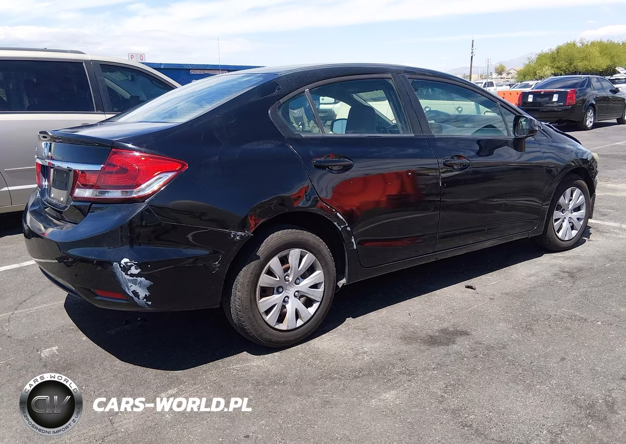 2013 Honda Civic Lx VIN:19XFB2F52DE225715 - 4