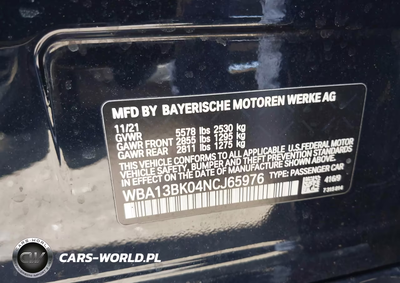 2022 BMW M550 I xDrive VIN:WBA13BK04NCJ65976 - 9