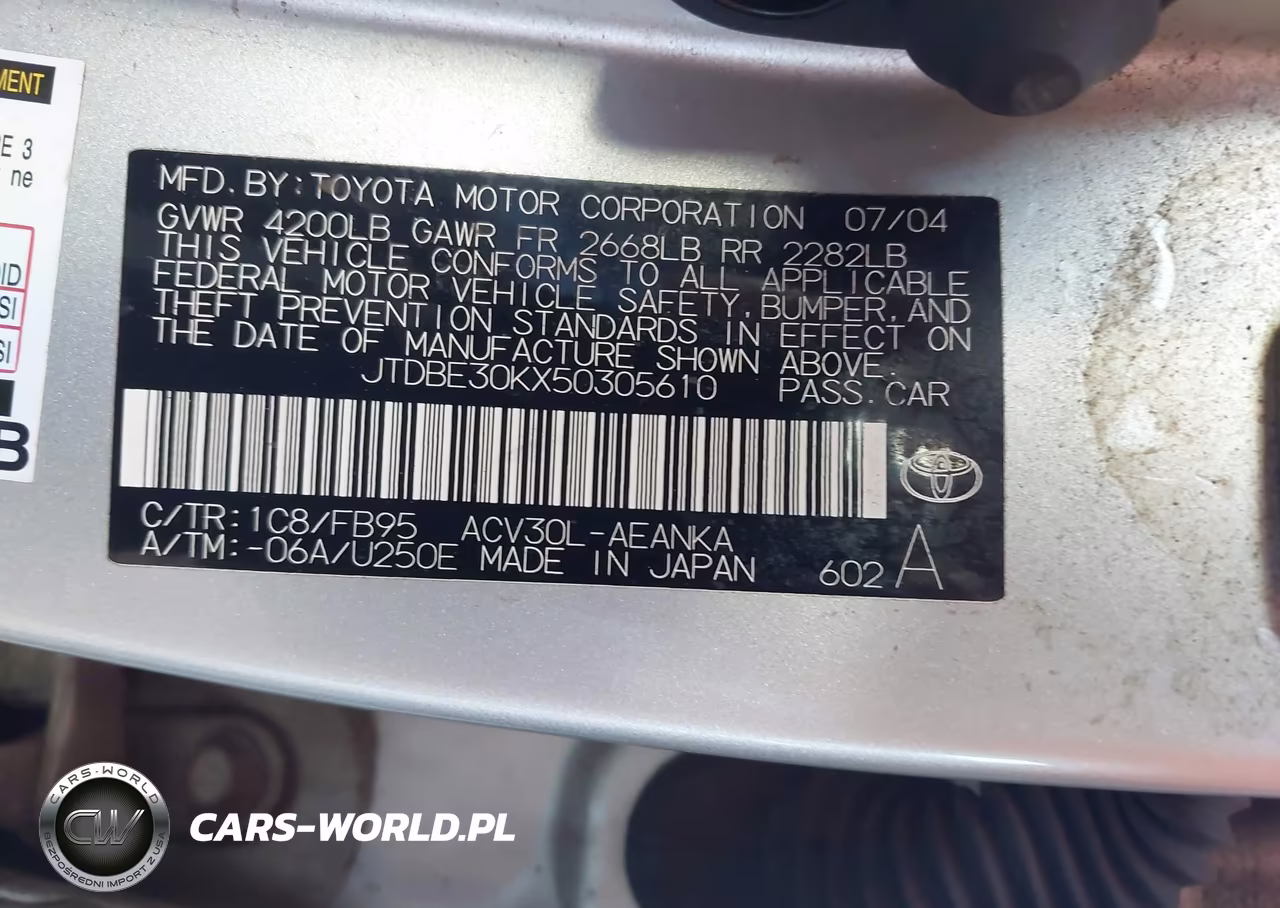 2005 Toyota Camry Le-Se-Xle VIN:JTDBE30KX50305610 - 9
