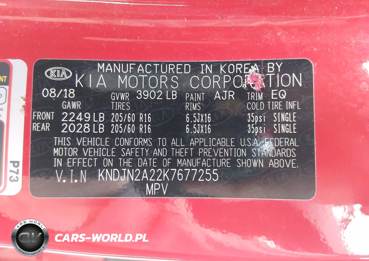 2019 Kia Soul VIN:KNDJN2A22K7677255 - 9