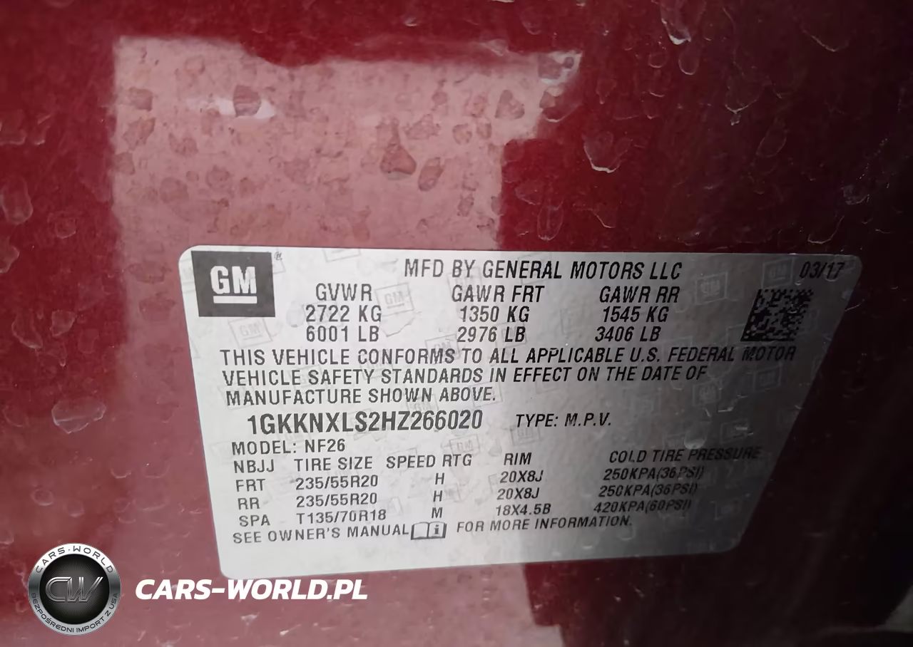2017 GMC Acadia Denali VIN:1GKKNXLS2HZ266020 - 9