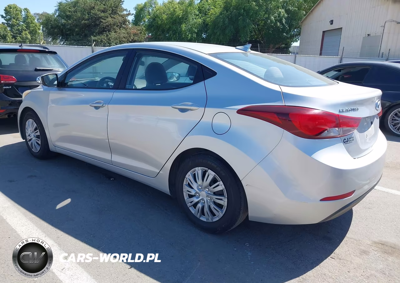 2016 Hyundai Elantra Se VIN:5NPDH4AE3GH707103 - 3