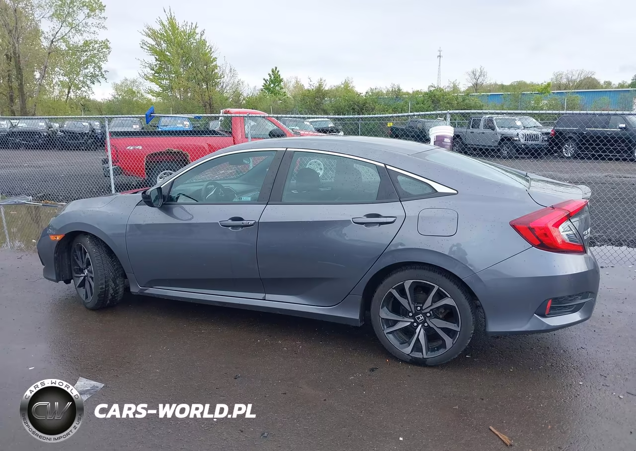 2019 Honda Civic Sport VIN:2HGFC2F87KH595729 - 14