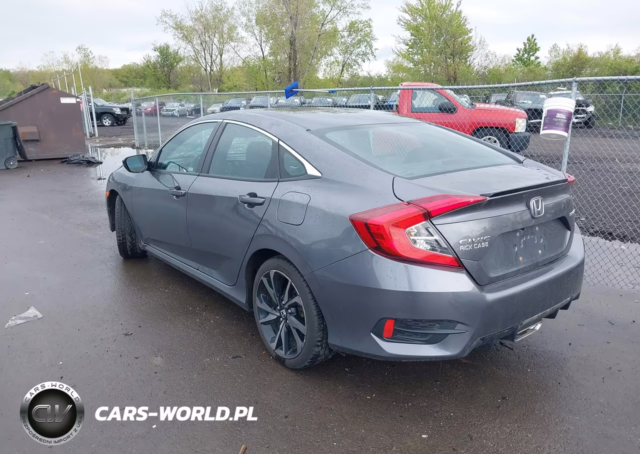 2019 Honda Civic Sport VIN:2HGFC2F87KH595729 - 3