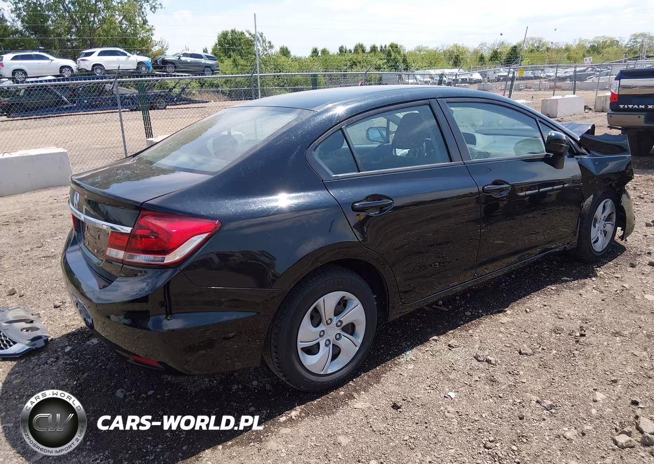 2015 Honda Civic Lx VIN:19XFB2F57FE116587 - 4