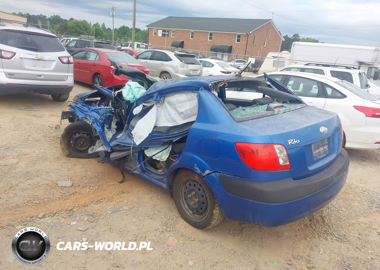 2007 Kia Rio Lx VIN:KNADE123276293145 - 3
