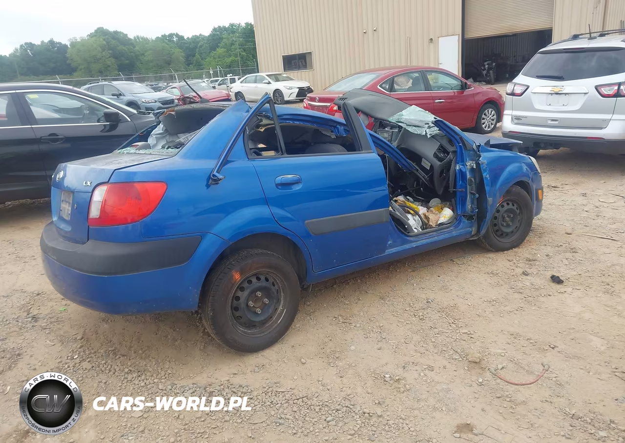 2007 Kia Rio Lx VIN:KNADE123276293145 - 4