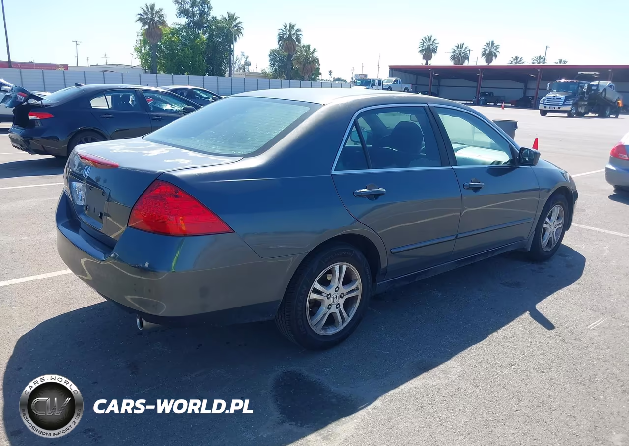2007 Honda Accord 2.4 Se VIN:JHMCM56387C004854 - 4