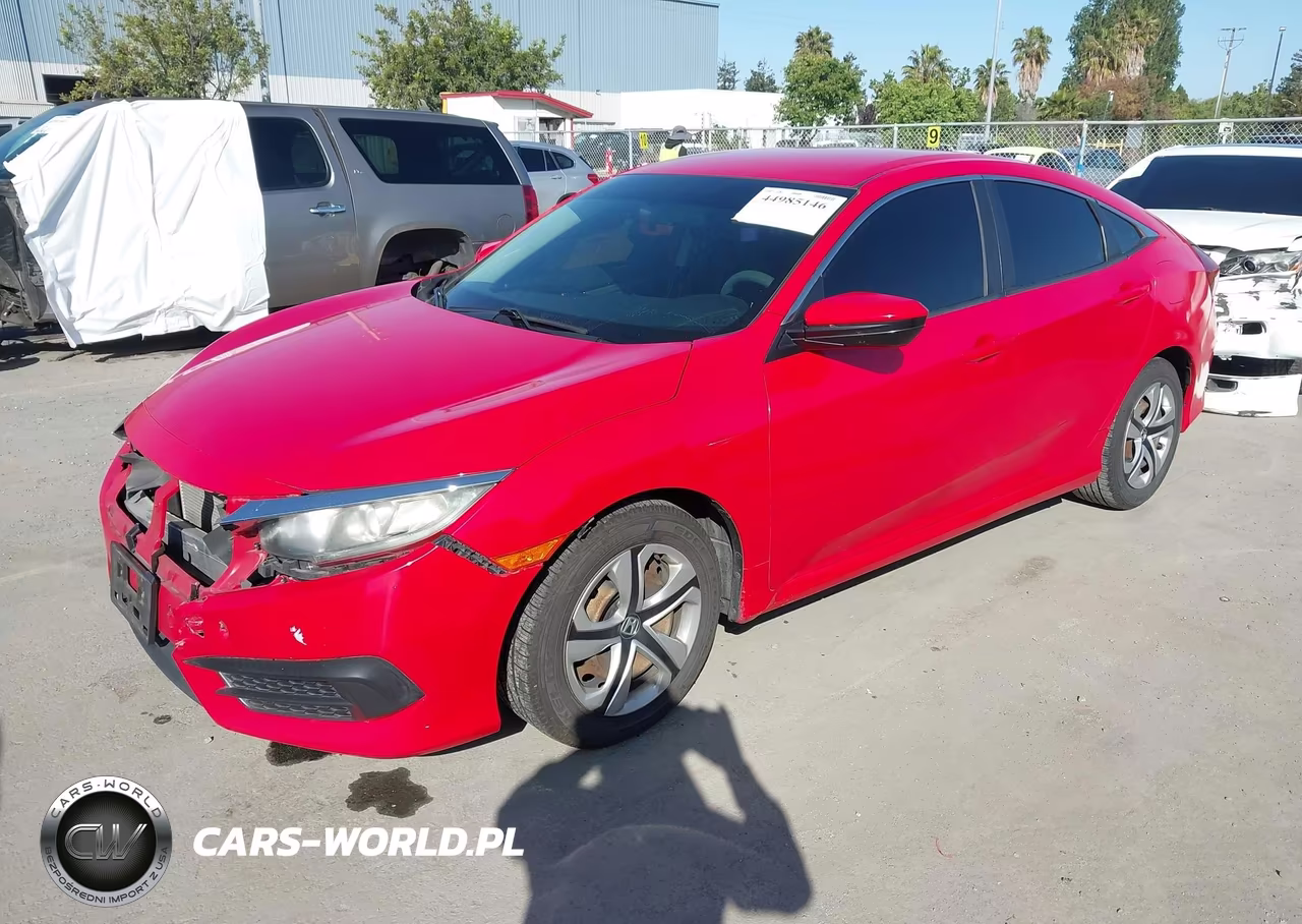 2016 Honda Civic Lx VIN:2HGFC2F50GH536826 - 2