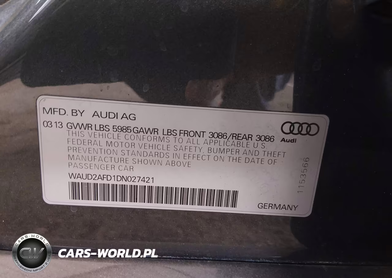 2013 Audi S8 4.0T VIN:WAUD2AFD1DN027421 - 9