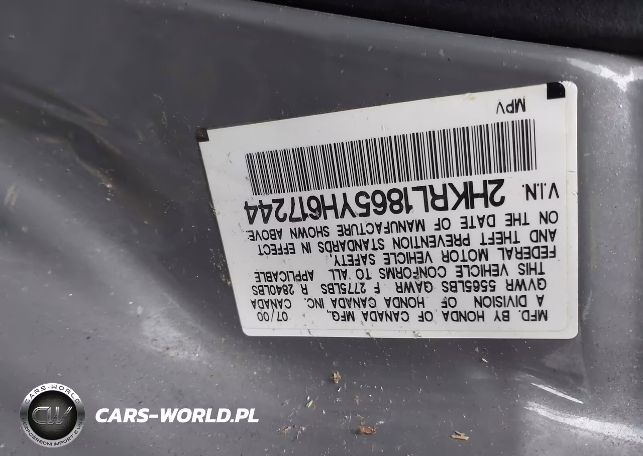 2000 Honda Odyssey Ex VIN:2HKRL1865YH617244 - 9