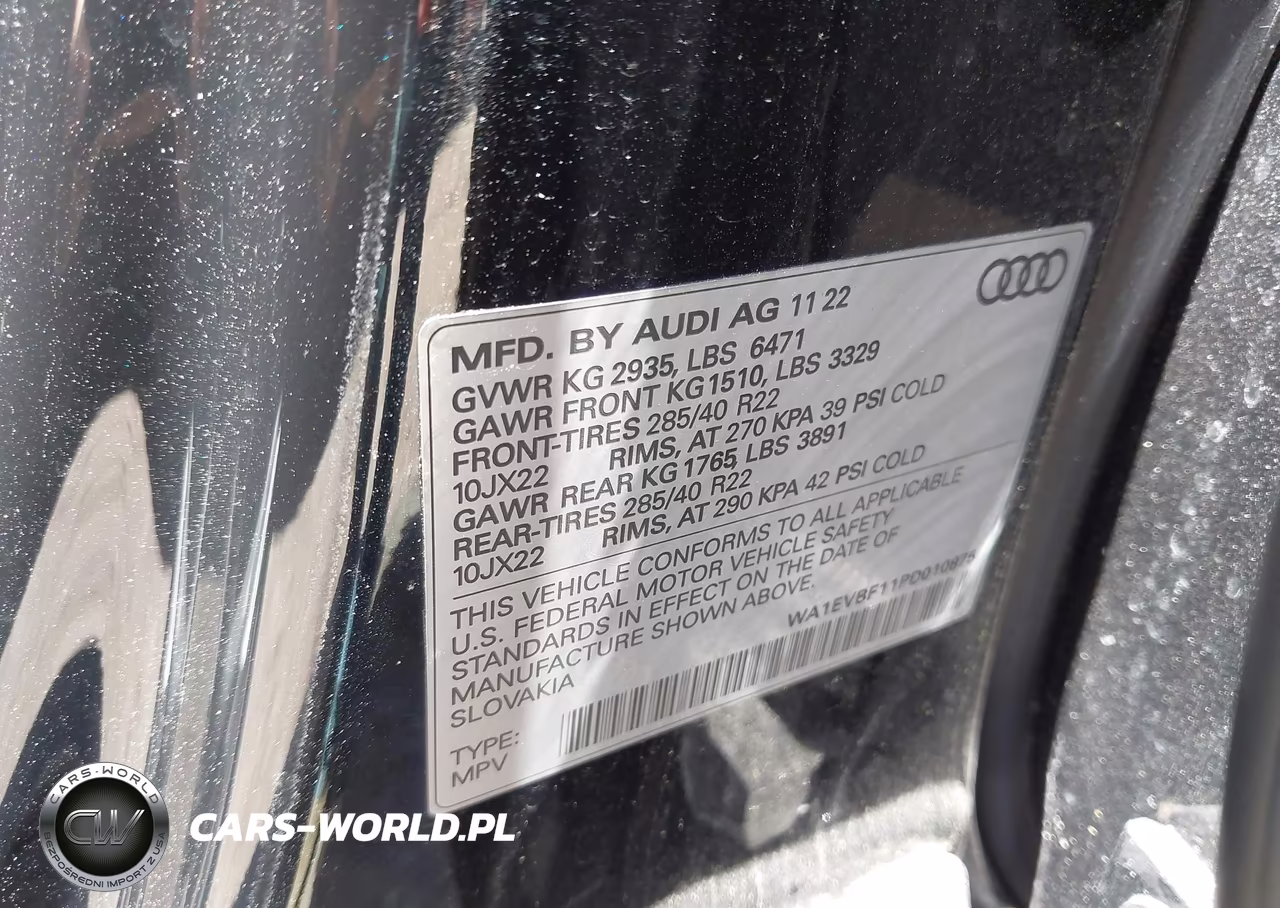 2023 Audi Q8 Premium Plus 55 Tfsi Quattro Tiptronic VIN:WA1EVBF11PD010875 - 9