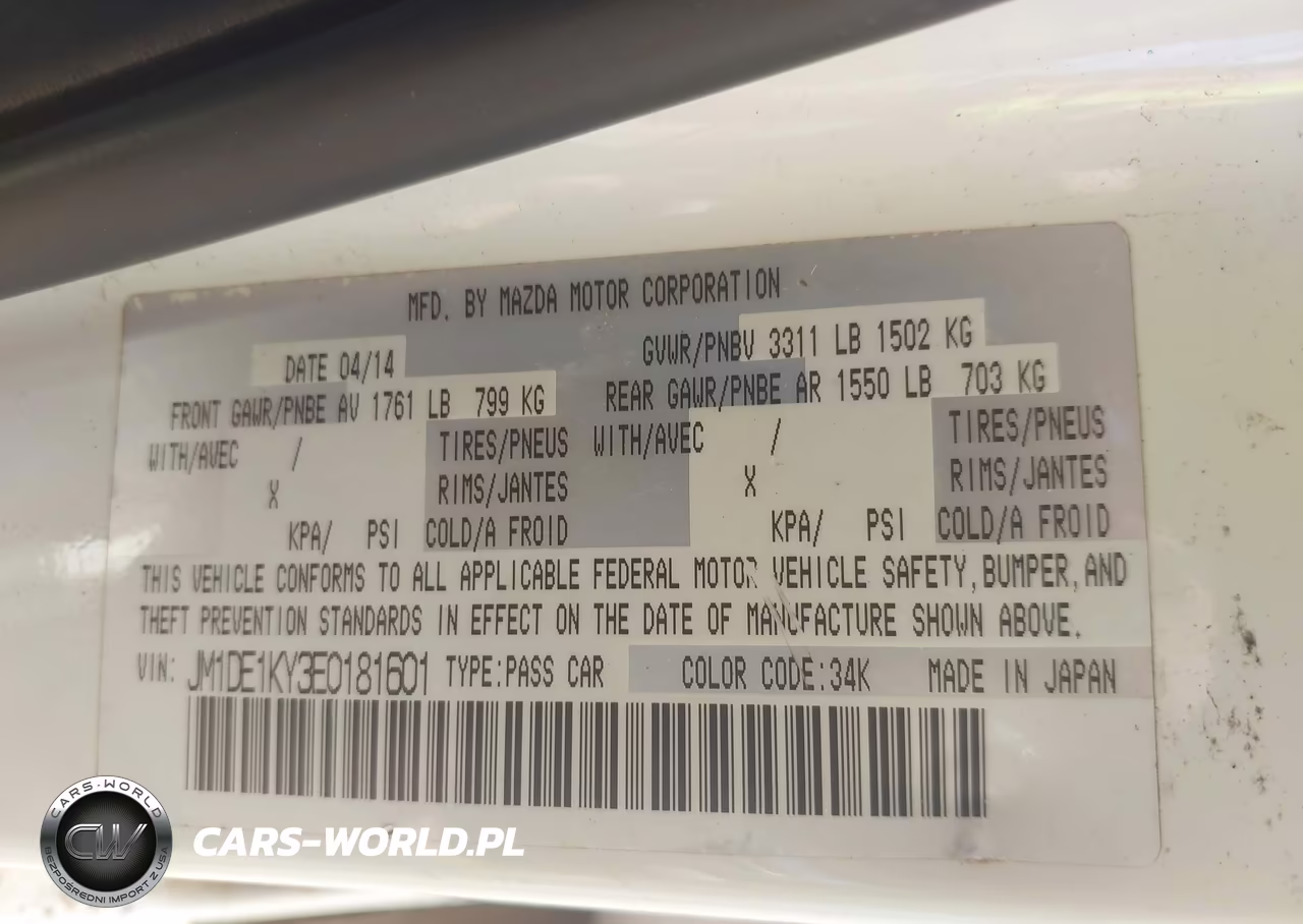 2014 Mazda Mazda2 Sport VIN:JM1DE1KY3E0181601 - 9