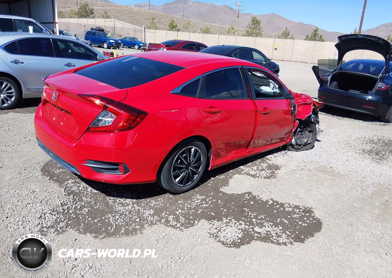 2019 Honda Civic Lx VIN:2HGFC2F67KH604265 - 4