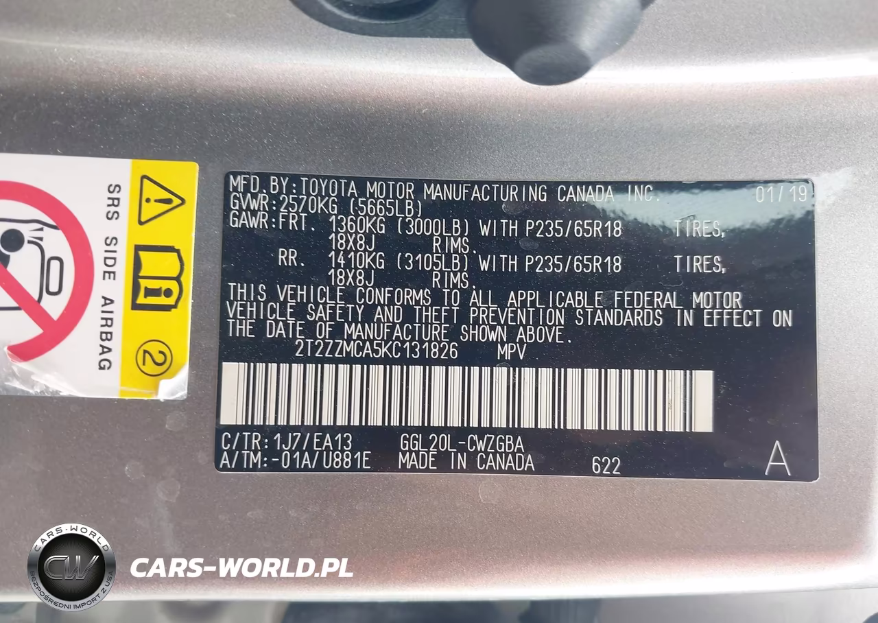 2019 Lexus Rx 350 VIN:2T2ZZMCA5KC131826 - 9