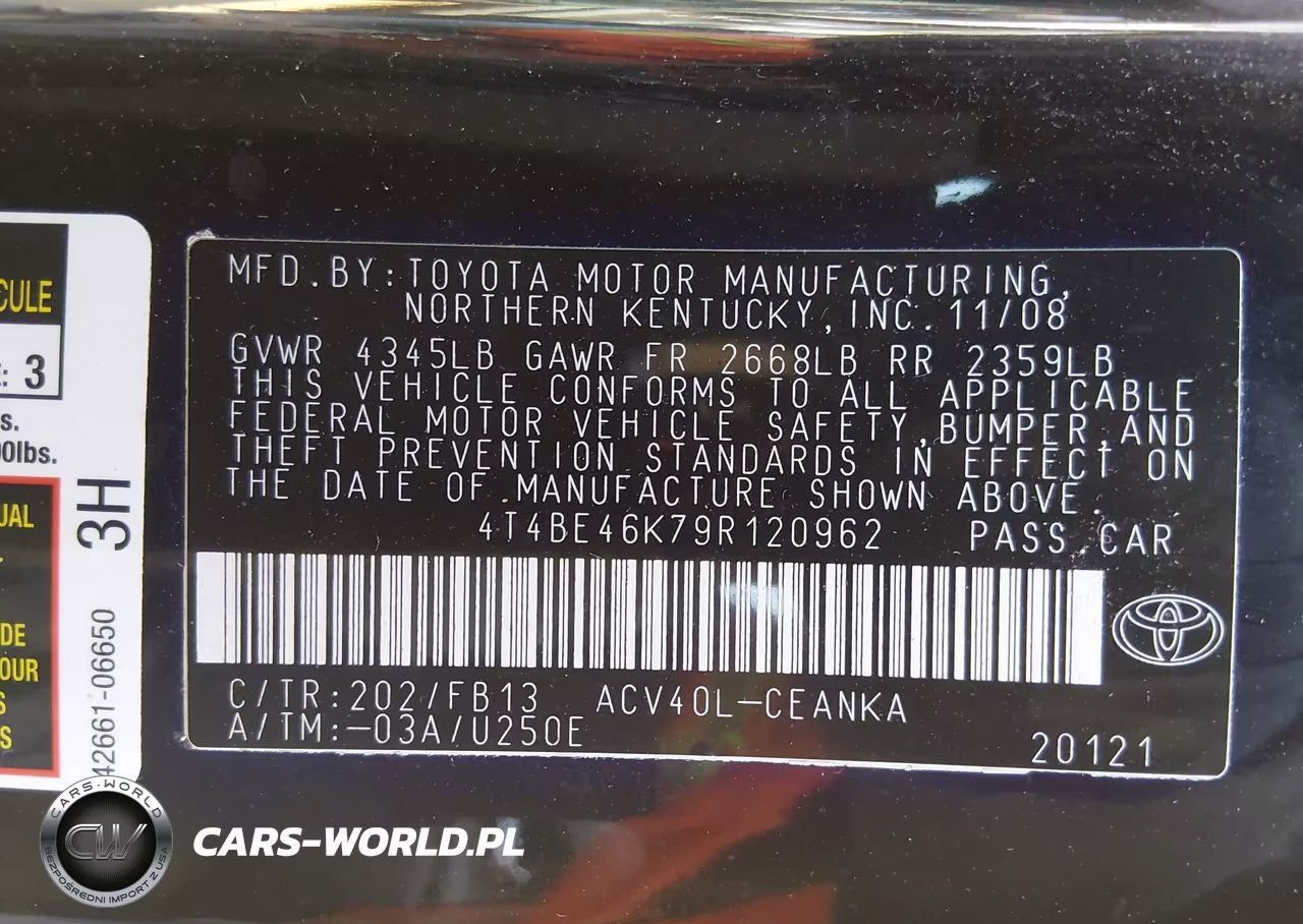 2004 Toyota Camry Le V6 VIN:4T1BF32K94U589468 - 9