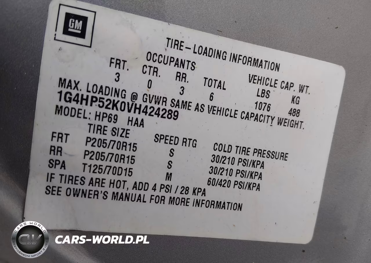 1997 Buick Lesabre Custom VIN:1G4HP52K0VH424289 - 9