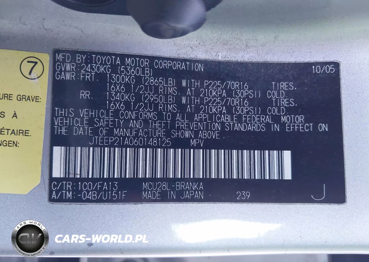 2006 Toyota Highlander V6 VIN:JTEEP21A060148125 - 9