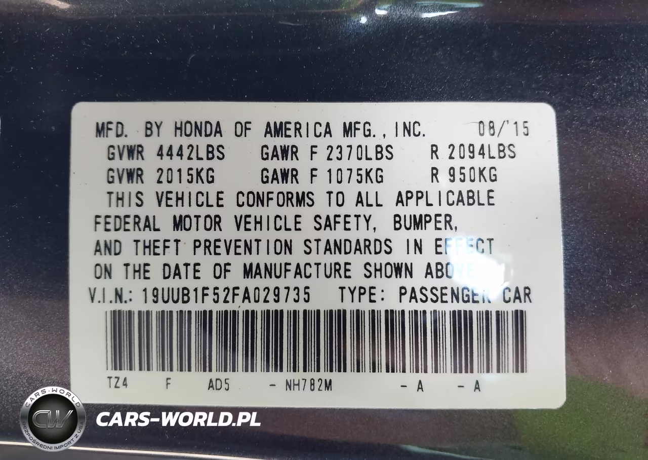 2015 Acura Tlx Tech VIN:19UUB1F52FA029735 - 9