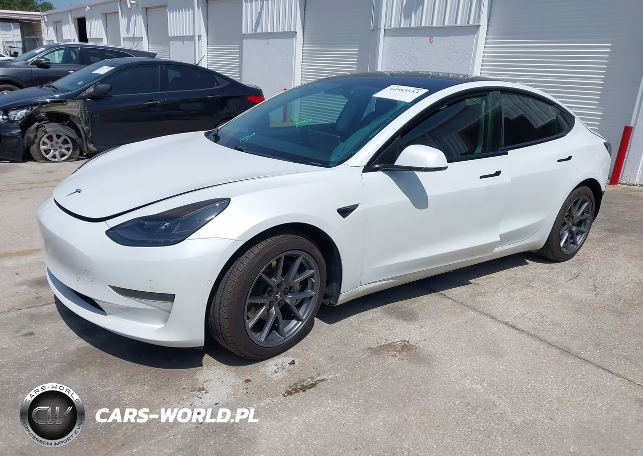 2021 Tesla Model 3 Standard Range Plus Rear-Wheel Drive VIN:5YJ3E1EA8MF919421 - 2