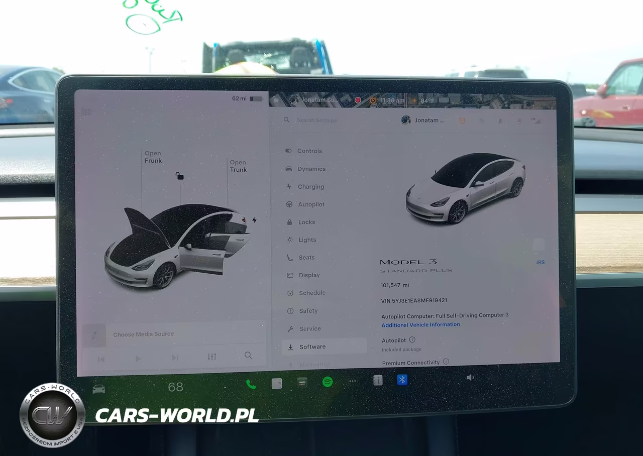 2021 Tesla Model 3 Standard Range Plus Rear-Wheel Drive VIN:5YJ3E1EA8MF919421 - 7