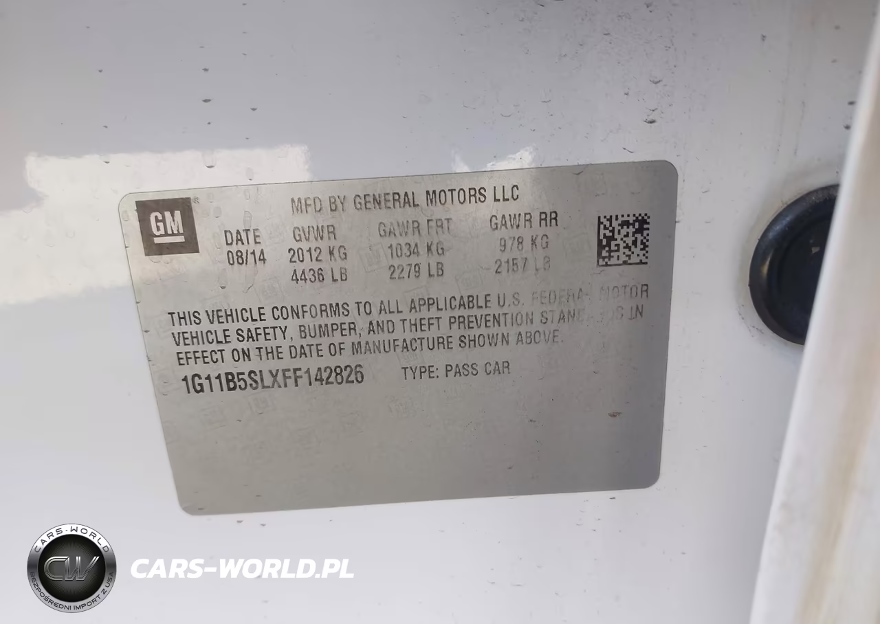 2015 Chevrolet Malibu Ls VIN:1G11B5SLXFF142826 - 9
